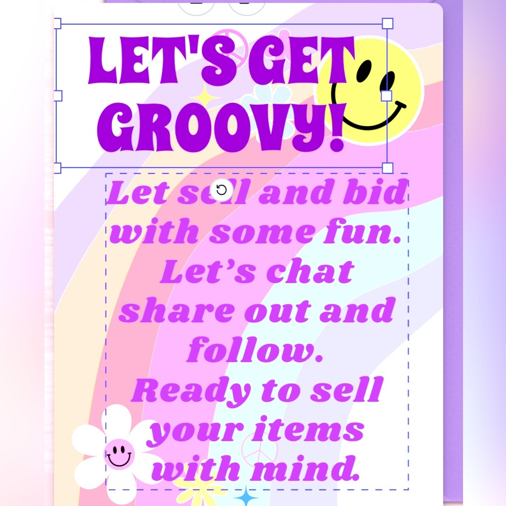 Live flyer let’s shop to we drop.❤️ low start items for live show pls take a pic